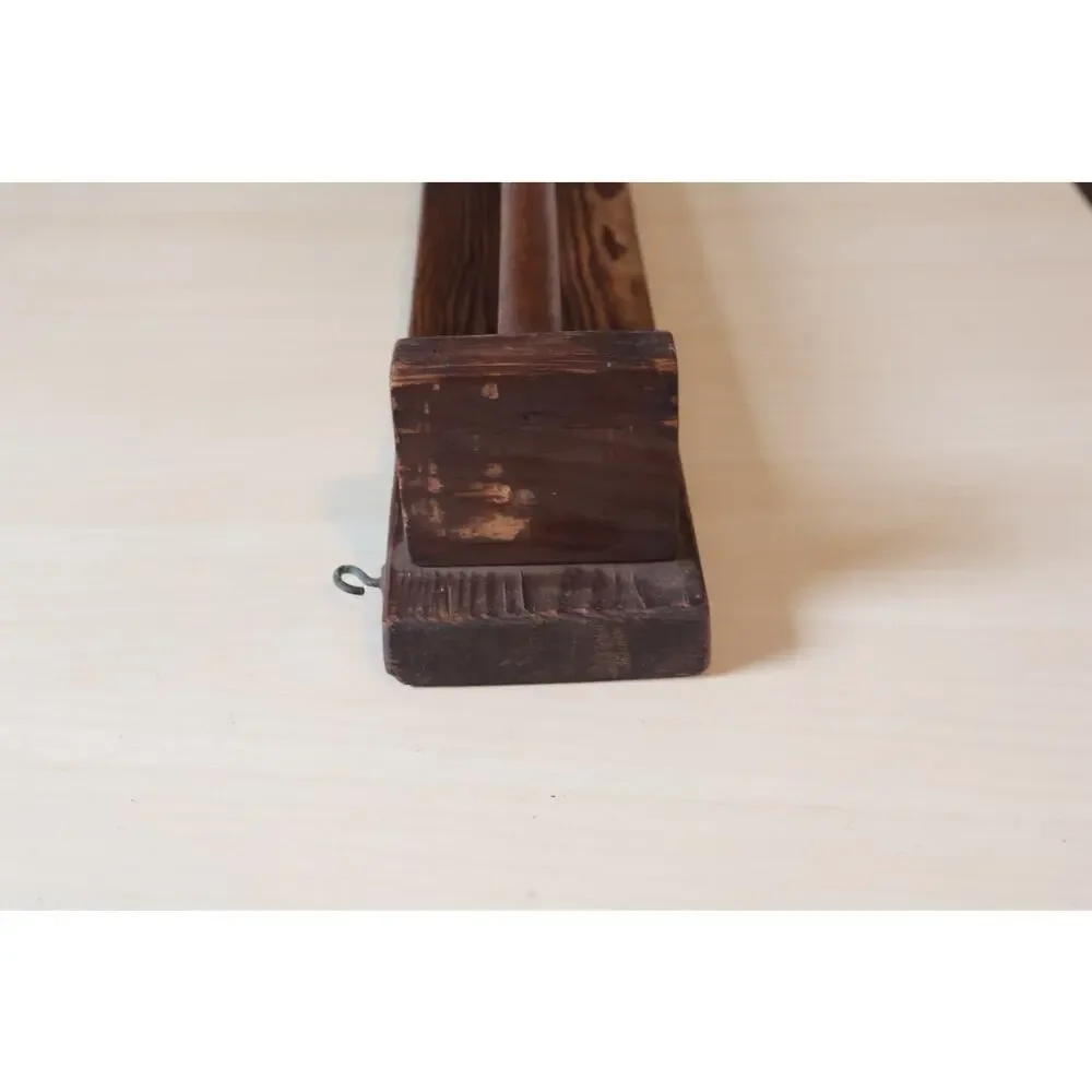 Antique Primitive Wood Towel Rack 16